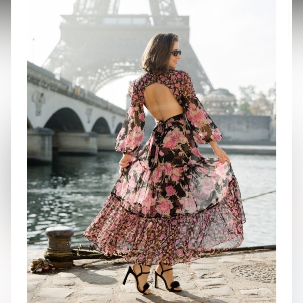 Misa Los Angeles Charlotta Dress in Rosetta Mix